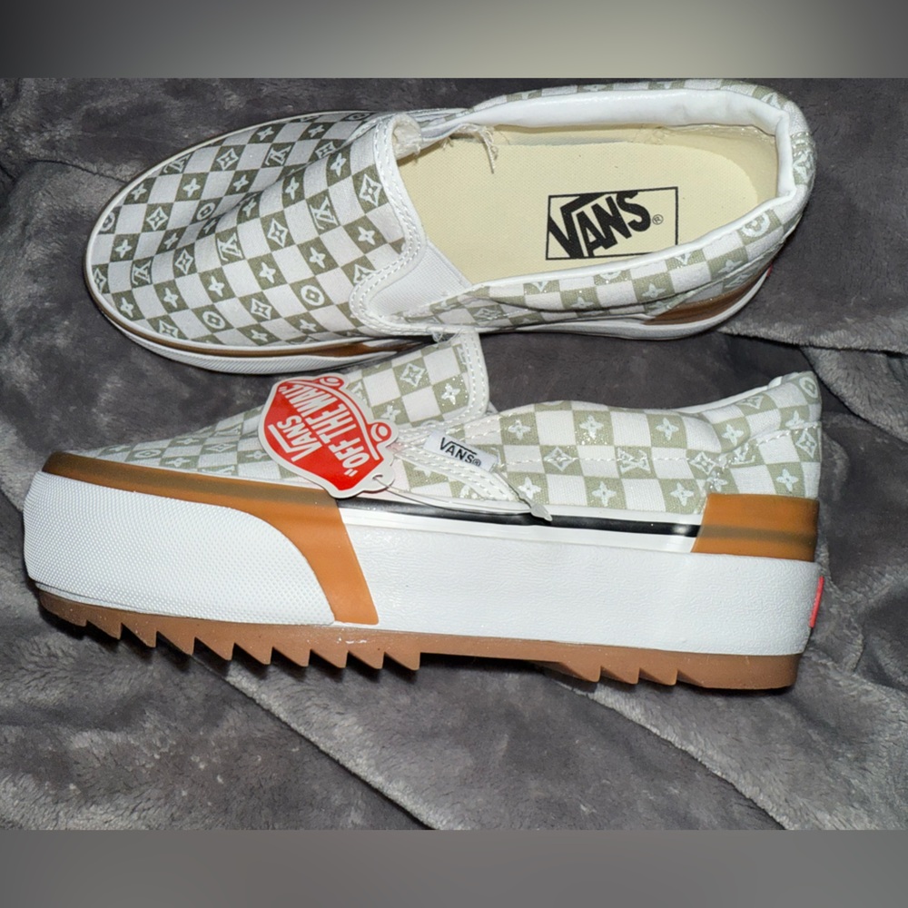NWT Glitter Platform Vans